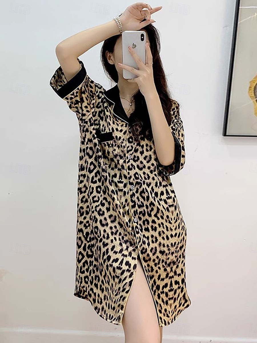 Mujer Pijamas Activo Hogar Cuello Barco HZX-9616 Verano Primavera 2025 - $21.99 –P2
