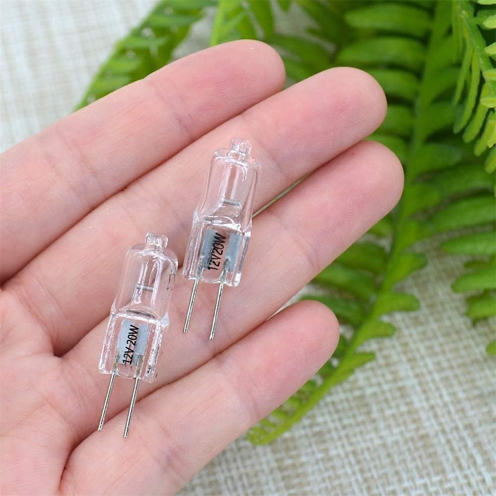 G4  Bi-pin Base Halogen Bulb 12V 10W 20W G4 Halogen Light Bulb for Under Cabinet Puck Light Chandeliers Accent Lights Track Lighting 20pcs 2025 - $12.99 –P3