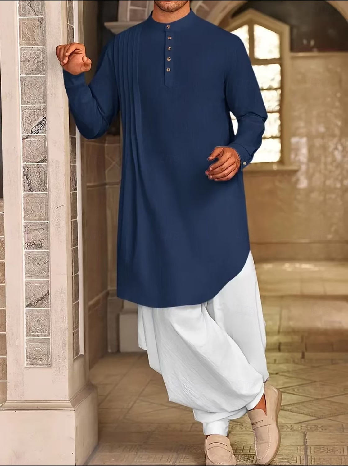 Férfi Vászon ing Dubai iszlám arab muszlim Ramadan Felnőttek Akrobatatrikó / Egyrészes 2025 - $32.99 –P19