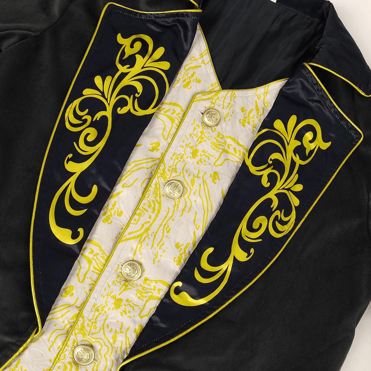 Vintage Punk e gótico século 18 Casaco Traje Cosplay Smoking Feira Ren Vampiros Cavalheiro Bordado Homens Real Steampunk Dia Das Bruxas Carnaval Baile de Máscaras Espetáculo feira renascentista LARP de 2025 por $66.99 –P17