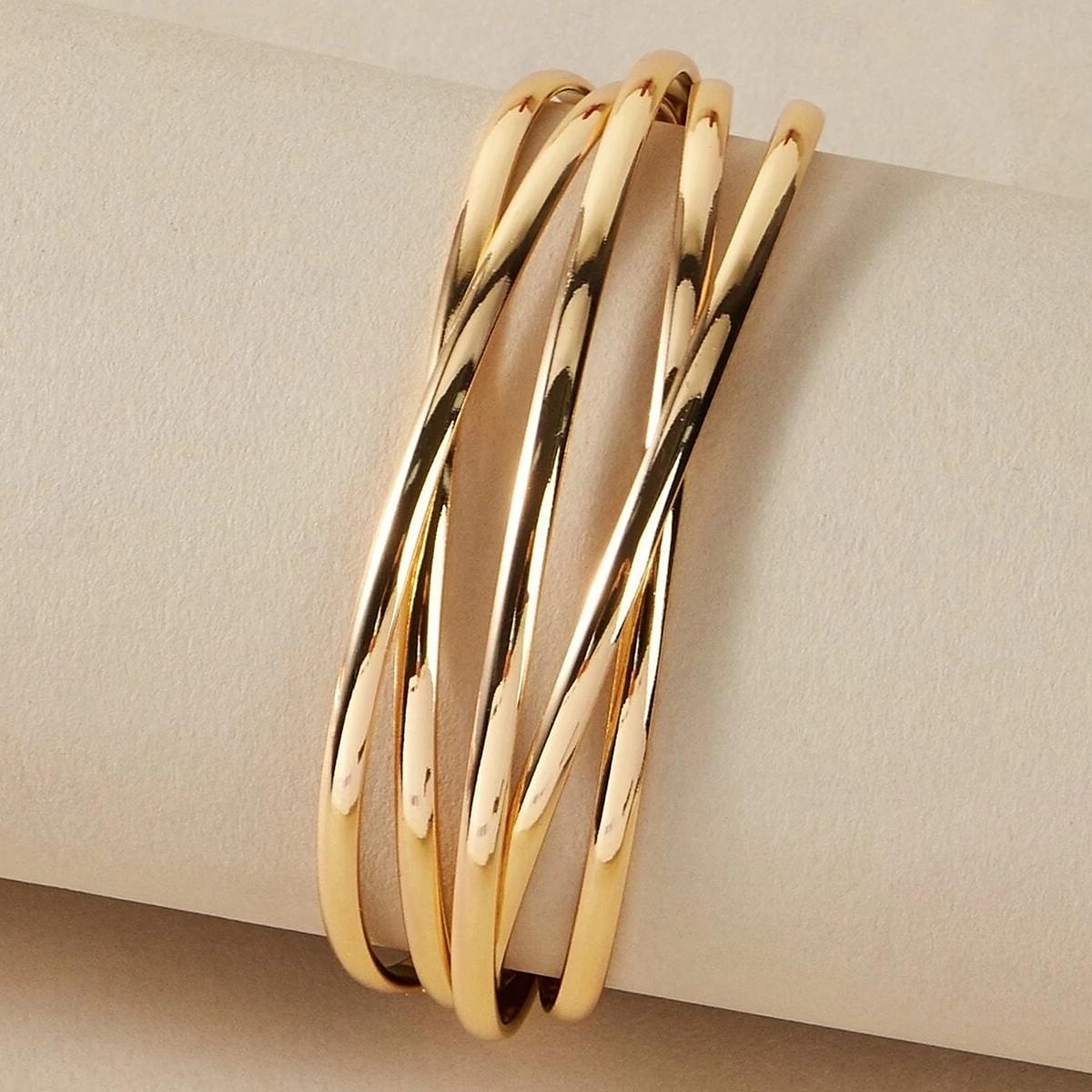 Manchettes Bracelets Femme Fantaisie Précieux Punk Mode Luxe Bracelet Bijoux Doré pour Soirée de 2025 ? $14.99 –P1