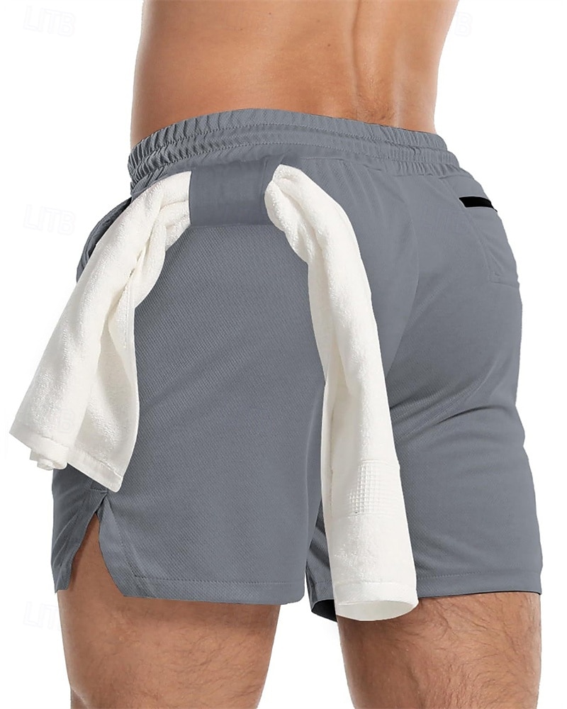 Per uomo Pantaloncini attivi Pantaloncini da sudore Pantaloncini Pantaloncini estivi Tasche A cordoncino Vita elastica Liscio Comfort Breve Sportivo Giornaliero Per uscire Di tendenza Informale Verde del 2026 a $14.99 –P4