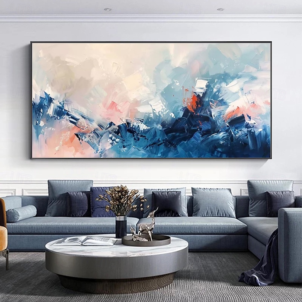 Mintura Handmade Abstract Oil Paintings On Canvas Wall Art Decoration Modern Picture For Home Decor Rolled Frameless Unstretched Painting 2025 - $75.99 –P5