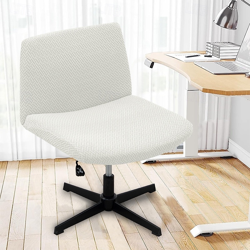 Armless Chair Cover, Cat Scratch Proof Soft Office Desk Chair Slipcovers Washable Work Chair Cover for Office Computer Gaming Chair 2025 - $8.99 –P9