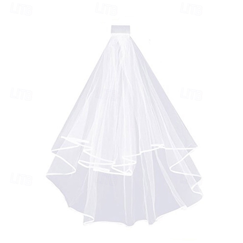 FUTURA SPOSA Halloween Velo da sposa con pettine Accessori per la festa di addio al nubilato Adulti Per donna Halloween Carnevale Matrimonio Addio al nubilato Addio al Nubilato Costumi di Halloween del 2025 a $9.49 –P6