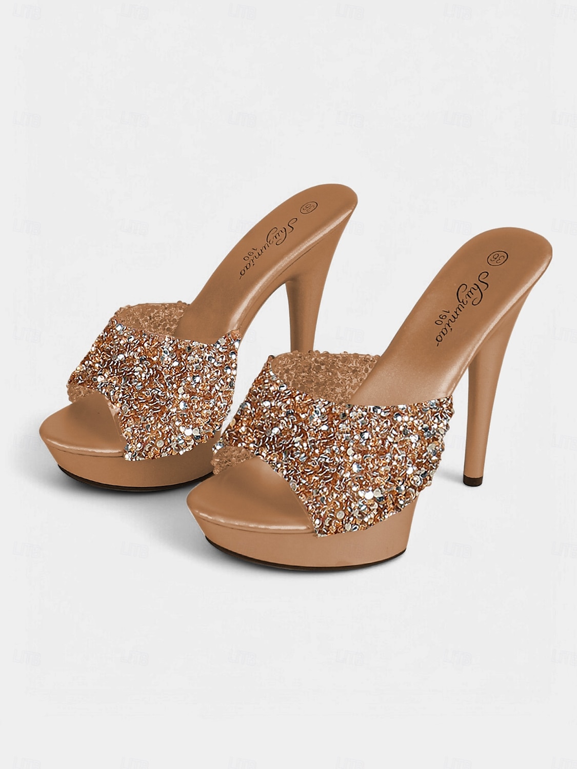 mules con plateau e strass neri – sandali slip-on sexy con tacco alto da donna per feste e abbigliamento da discoteca del 2026 a $59.99 –P3