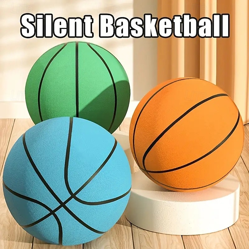palla da gioco silenziosa ad alta elasticità, divertimento senza rumore, palla da gioco silenziosa per bambini - alta elasticità &basket in spugna solida! regalo di natale di halloween regalo di del 2025 a $38.99 –P1