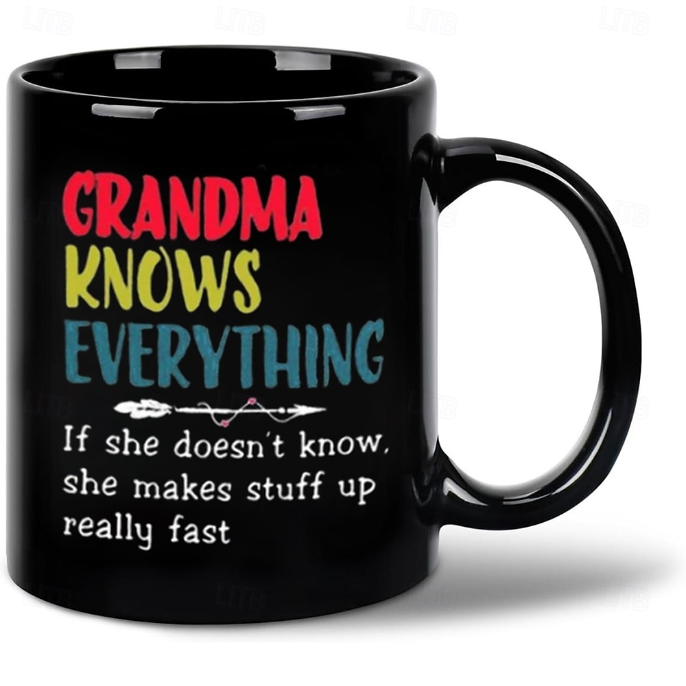 caneca de café preta retrô vintage caneca de cerâmica com design gráfico 12oz/330ml presente perfeito para amigos dia das mães casamento de 2025 por $14.49 –P6