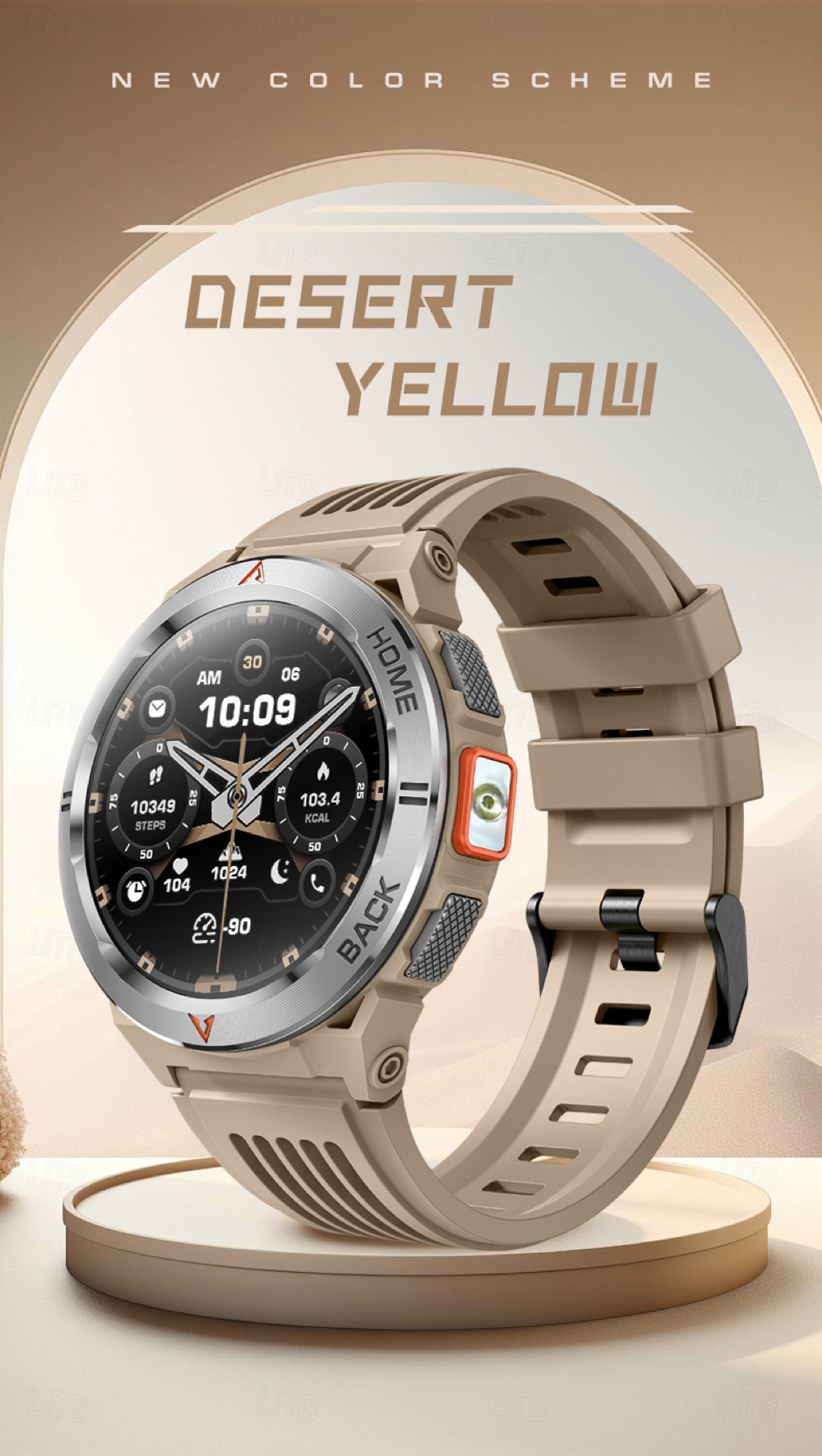 696 GS500 Εξυπνο ρολόι 1.43 inch Έξυπνο ρολόι Bluetooth Βηματόμετρο Υπενθύμιση Κλήσης Παρακολούθηση Ύπνου Συμβατό με Android iOS Γυναικεία Άντρες Κλήσεις Hands-Free Υπενθύμιση Μηνύματος IP 67 2025 - $79.99 –P6