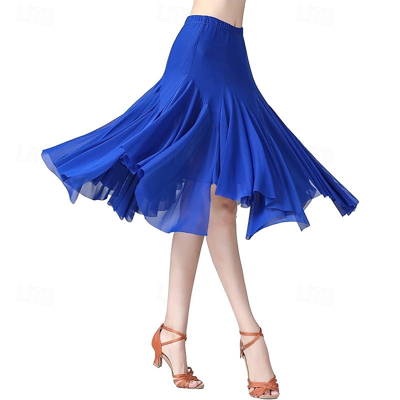 gonna da ballo da sala da donna lunga swing valzer latino salsa danza del ventre flamenco costume del 2025 a $47.99 –P7