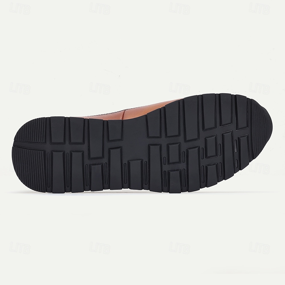 sneakers brogue in vera pelle da uomo – scarpe oxford vintage con punta a coda di rondine fatte a mano con dettagli classici traforati per abbigliamento business e casual del 2026 a $99.99 –P6