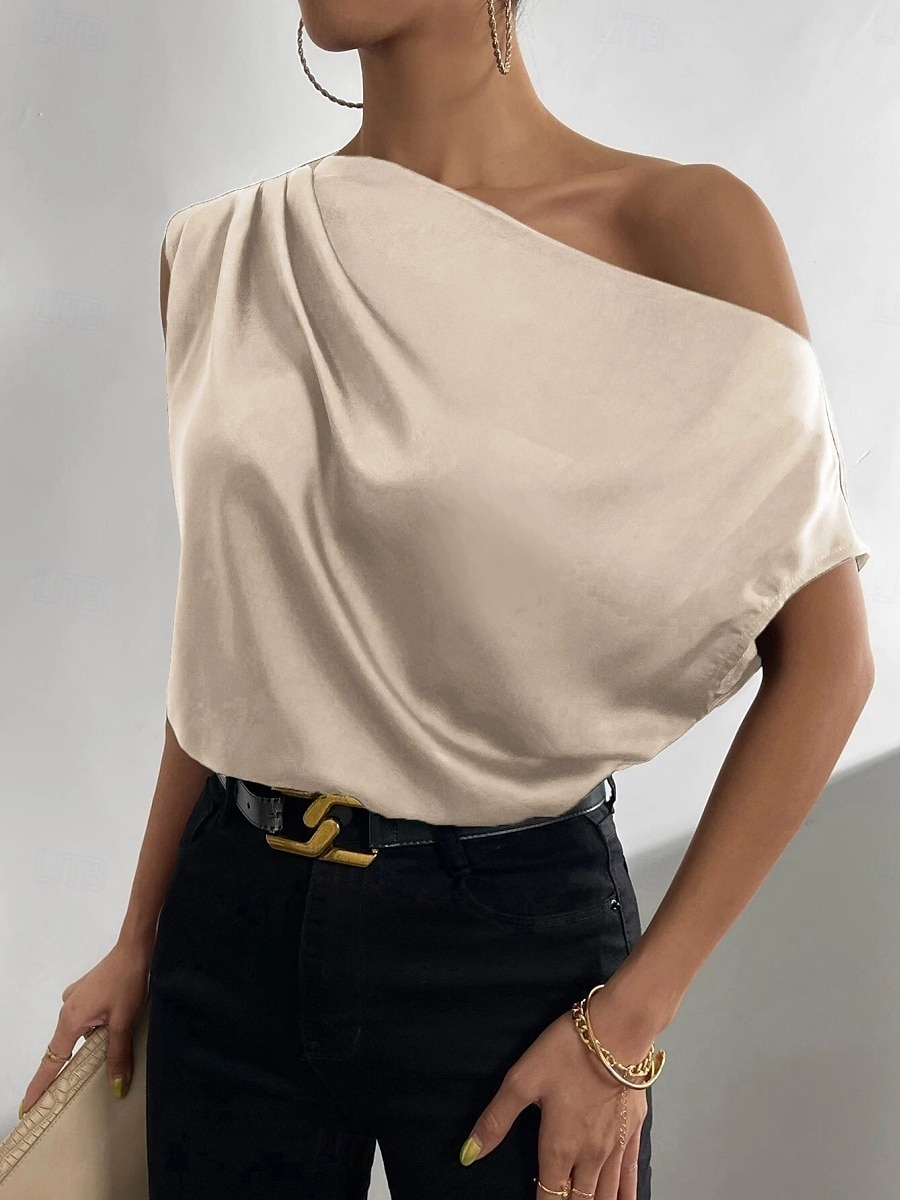 Women's Camisole Tank Top Solid Color Casual Sleeveless Crew Neck Regular Tops Daily Print Grass Green Green Beige Summer Spring 2025 - $25.99 –P5