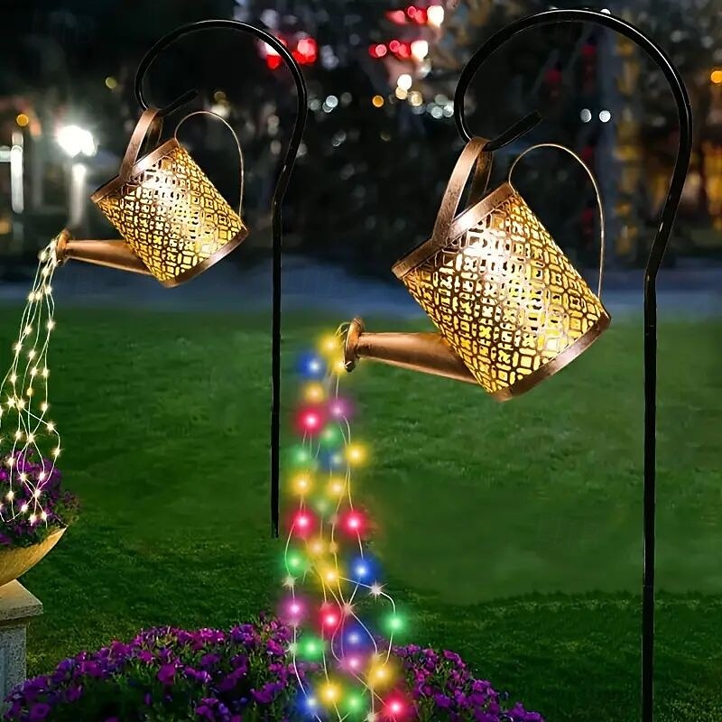 1 stuk 2 W LED-lampen op zonne-energie Padverlichting en lantaarns Op Zonne-Energie Creatief Warm wit Meerkleurig 3.7 V 36 LED-kralen 2025 - $20.99 –P12