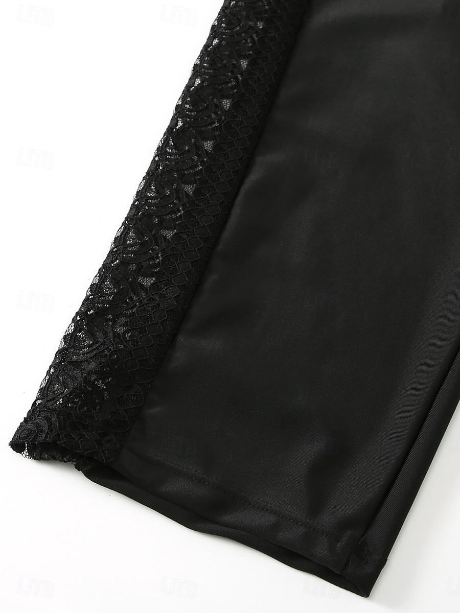 Dam Badkläder Stretchiga boxershorts Baddräkt Hög midja Semester Standkläder Blommig Ärmlös Baddräkter 2025 - $19.49 –P6