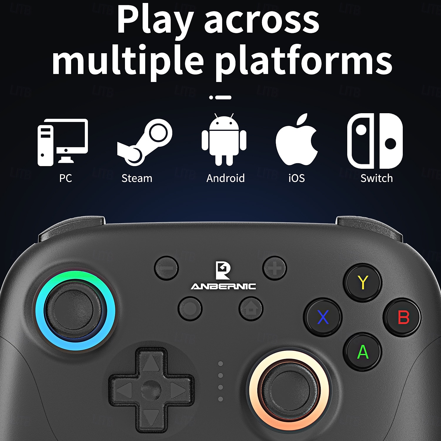 2025年 RG P01 有線 ワイヤレス Bluetooth ゲーム コントローラー RGB ホール効果 ジョイスティック Xbox ゲーム ゲームパッド PC Android iOS Steam 用 コレクション – $55.99 –P10