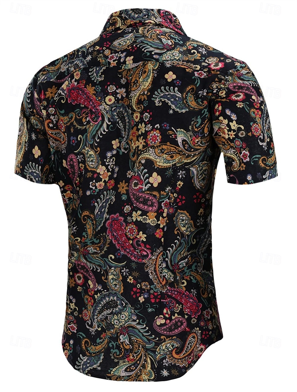 Retro 70. léta Tričko Aloha košile Hippie Kašmírový vzor Maškarní kostým Pánské Dovolená Párty Pride Parade Dospělé Tričko 2025 - $20.99 –P6