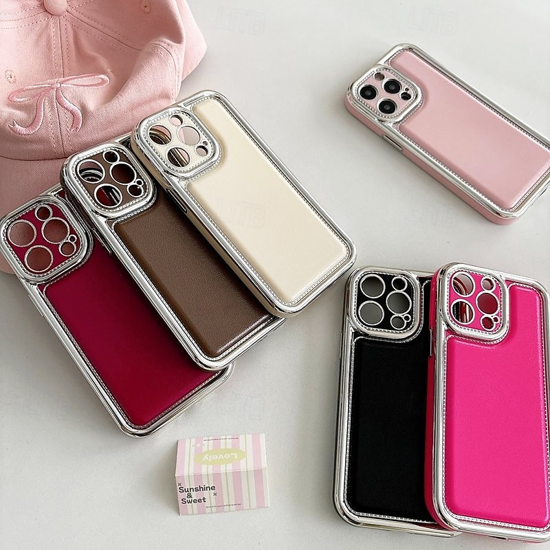 τηλέφωνο tok Για iPhone 16 Pro Max Plus iPhone 15 Pro Max Plus iPhone 14 13 12 11 Pro Max Plus Mini Πίσω Κάλυμμα Ανθεκτική σε πτώσεις Ρετρό TPU Επιμετάλλωση 2025 - $13.99 –P1