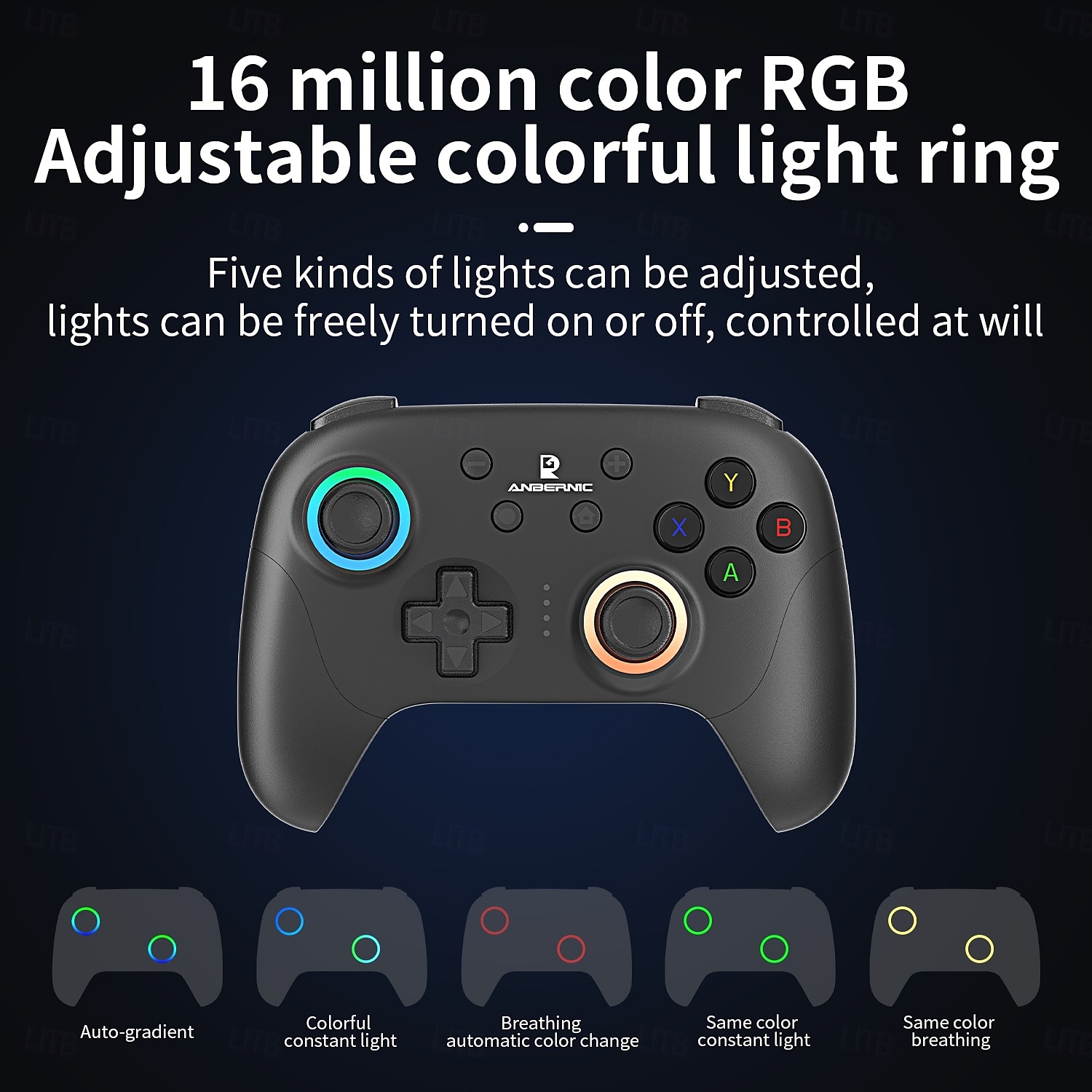 2025年 RG P01 有線 ワイヤレス Bluetooth ゲーム コントローラー RGB ホール効果 ジョイスティック Xbox ゲーム ゲームパッド PC Android iOS Steam 用 コレクション – $55.99 –P7