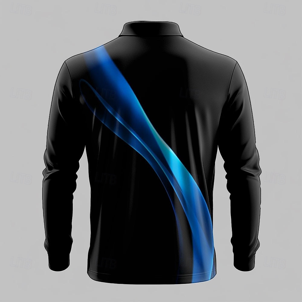 Per uomo Geometrico Linea Maglia da golf Manica Lunga Magliette polo Camicie con Colletto Casual Business Casual Streetwear Athleisure Abbigliamento da Esterno Ferie Stampa 3D Bottoni Primavera del 2026 a $25.99 –P2