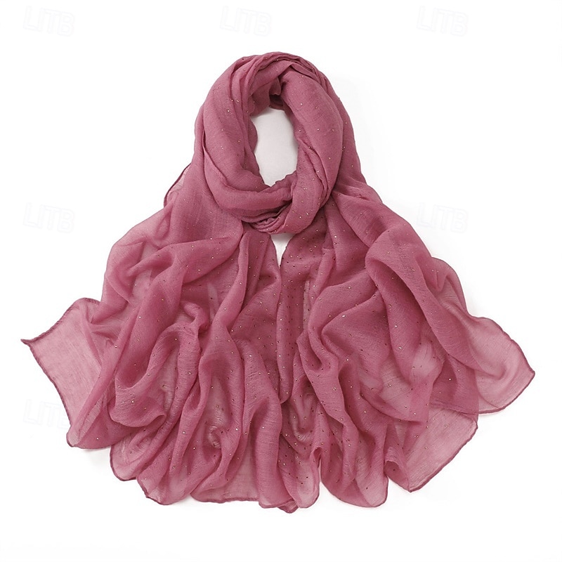 mode simple bali gaze ciel étoilé forage chaud longue écharpe respirante douce femme foulard écharpe cape extérieur de 2025 ? $21.99 –P35