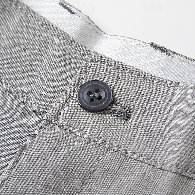 رجالي شورتات فستان قصير شورت صيفي شورت كاجوال شورت جولف زرر متعدد الجيب سهل راحة يمكن ارتداؤها طول الركبة الأماكن المفتوحة الرياضة مناسب للبس اليومي موضة كاجوال أسود أزرق سماوي 2026 - $14.99 –P5