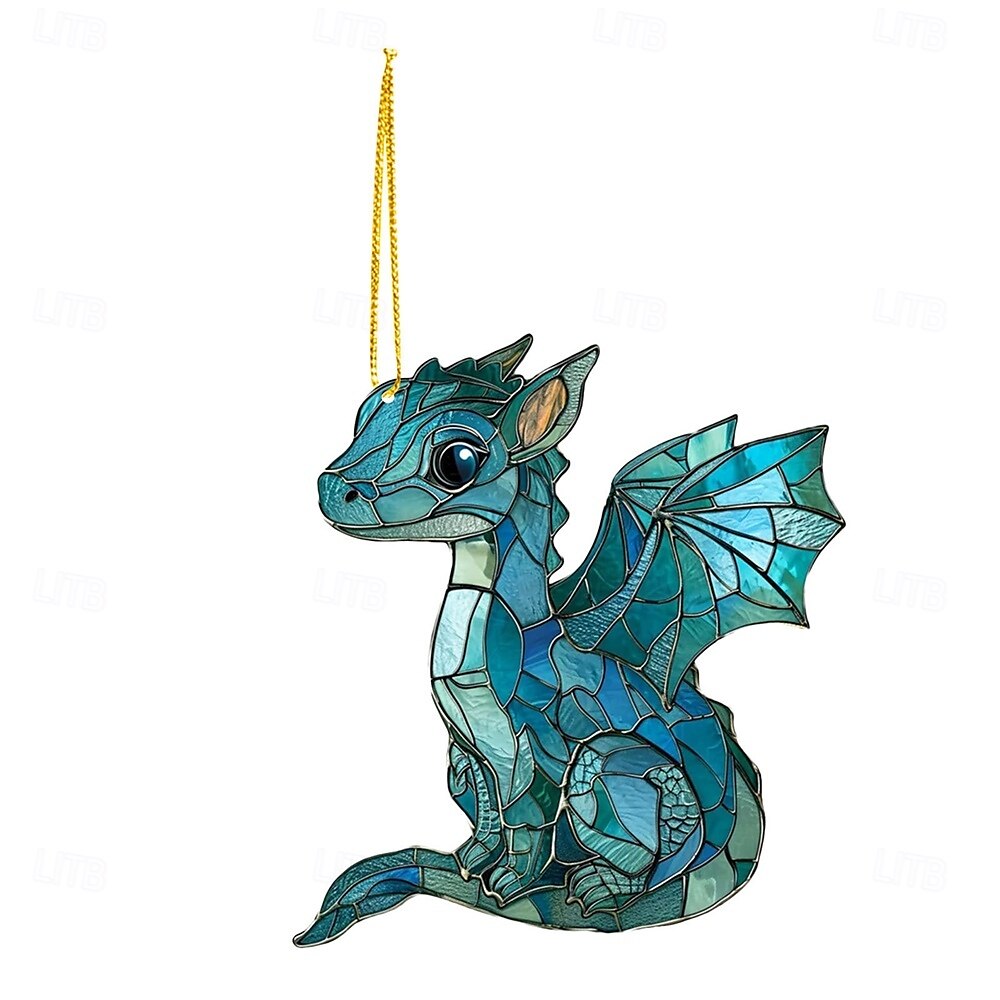 pandantiv din acrilic artă din seria dragonului starfire - decor pandantiv mașină 2025 - $19.99 –P6