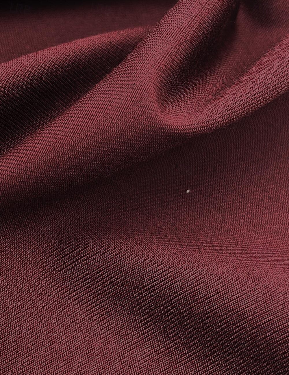 Uomo Matrimonio Feste Completi Borgogna Moda Formale Tinta unita Vestibilità standard 2 pezzi Monopetto a un bottone del 2025 a $122.99 –P3