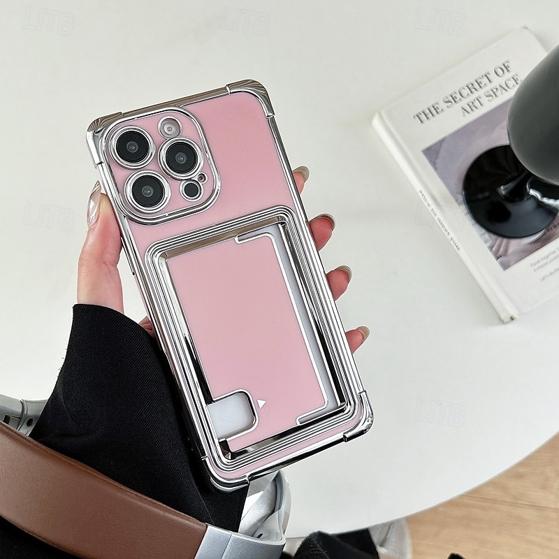 telefon Etui Til iPhone 16 15 14 Pro Max Plus iPhone 13 12 11 Pro Max Mini Bakdeksel Kortspor Støtsikker Kontor / Bedrift TPU 2025 - $11.99 –P12