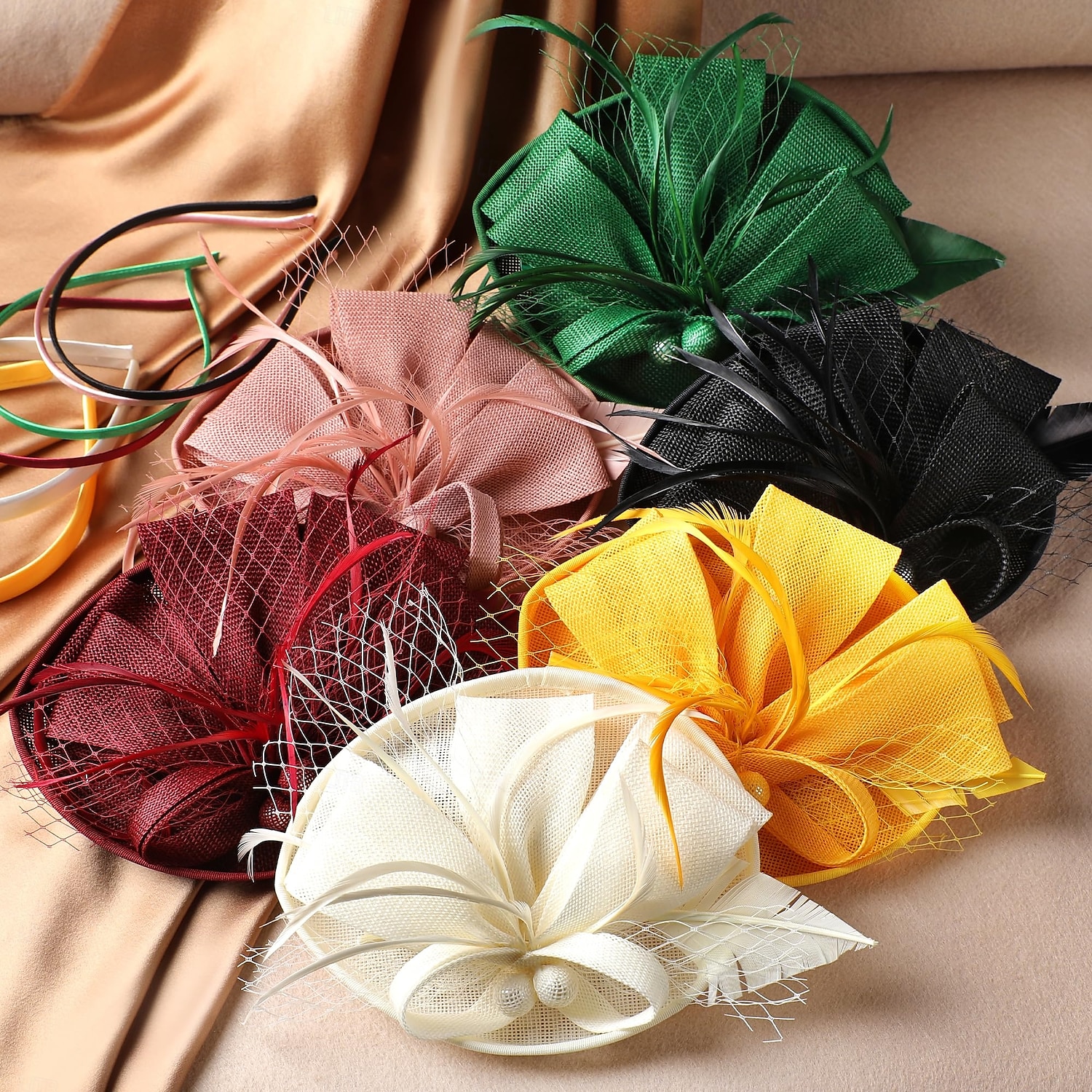 μικρό καπέλο τσαγιού - 2025 kentucky derby fascinator pillbox καπέλο κόμμωση για γυναίκες 2025 - $19.49 –P4