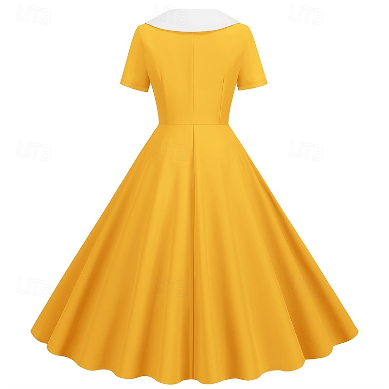 Retro Vintage 1950s Dress Swing Dress Women's Carnival Masquerade Daily Wear Bachelorette Party Adults' Dress Homecoming Dresses 2025 - $25.99 –P12