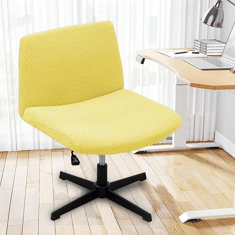 Armless Chair Cover, Cat Scratch Proof Soft Office Desk Chair Slipcovers Washable Work Chair Cover for Office Computer Gaming Chair 2025 - $8.99 –P12