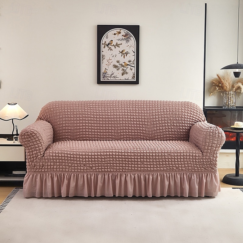 Elastic Jacquard Fabric Sofa Cover Stretch Couch Cover Sectional L Shape Sofa Slipcover Corner Case for Living Room 1/2/3/4 Seat 2025 - $47.99 –P1