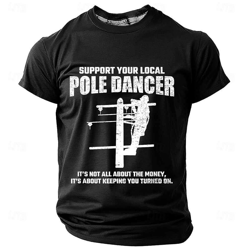 Męskie Śmieszne Podkoszulek Krótki rękaw Podkoszulek Druk 3D Półgolf Koszula Moda Codzienny Ulica Codzienny Czarny Niebieski Zielony Lato Wiosna Odzież S M L XL XXL XXXL 2025 - $17.99 –P3