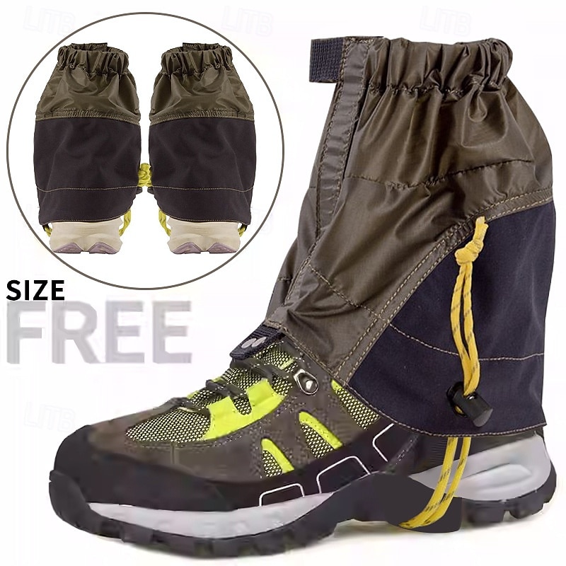 1Pc Lightweight Waterproof Hiking Gaiters - Outdoor Snow Boot Covers for Trekking & Backpacking - Durable Nylon Fabric 2025 - $26.99 –P6