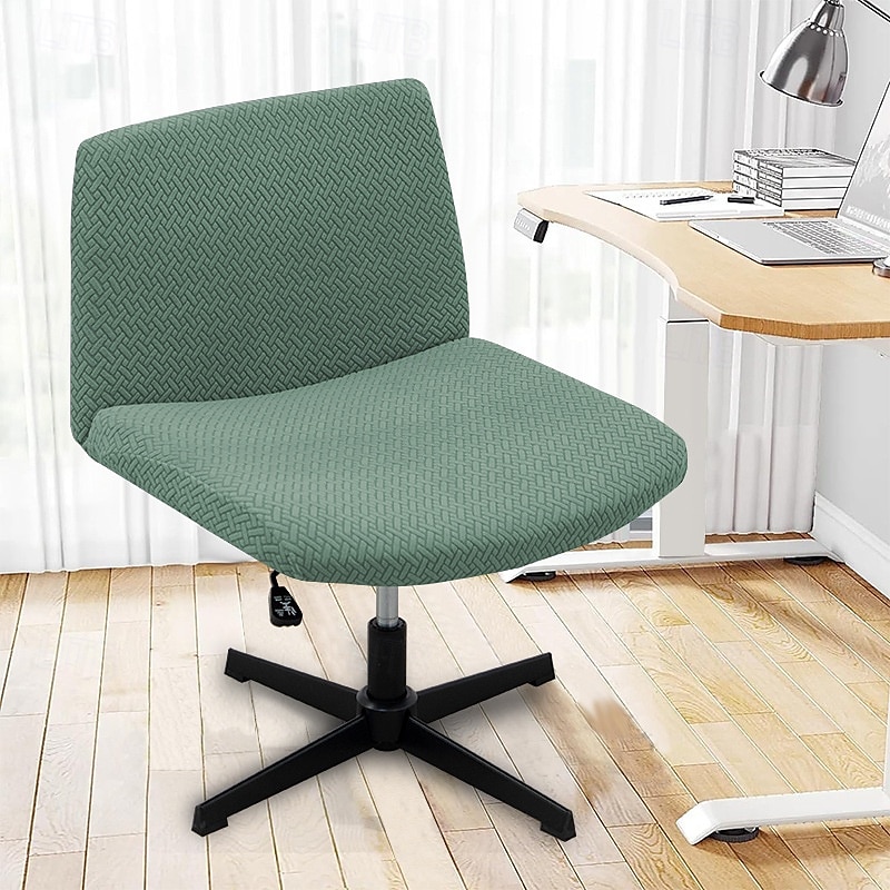 Armless Chair Cover, Cat Scratch Proof Soft Office Desk Chair Slipcovers Washable Work Chair Cover for Office Computer Gaming Chair 2025 - $8.99 –P8