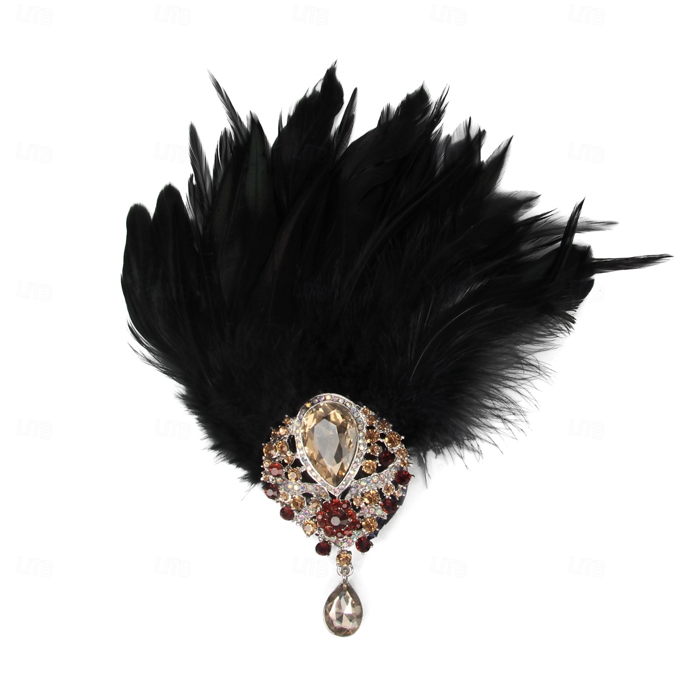 Retro Antiguo 1920s Tocados Baile de Máscaras Diadema de estilo flapper El gran Gatsby charlestón Pluma Disfraz Mujer Víspera de Todos los Santos Carnaval Mascarada Fiesta de Cóctel Fiesta de baile 2025 - $13.99 –P3