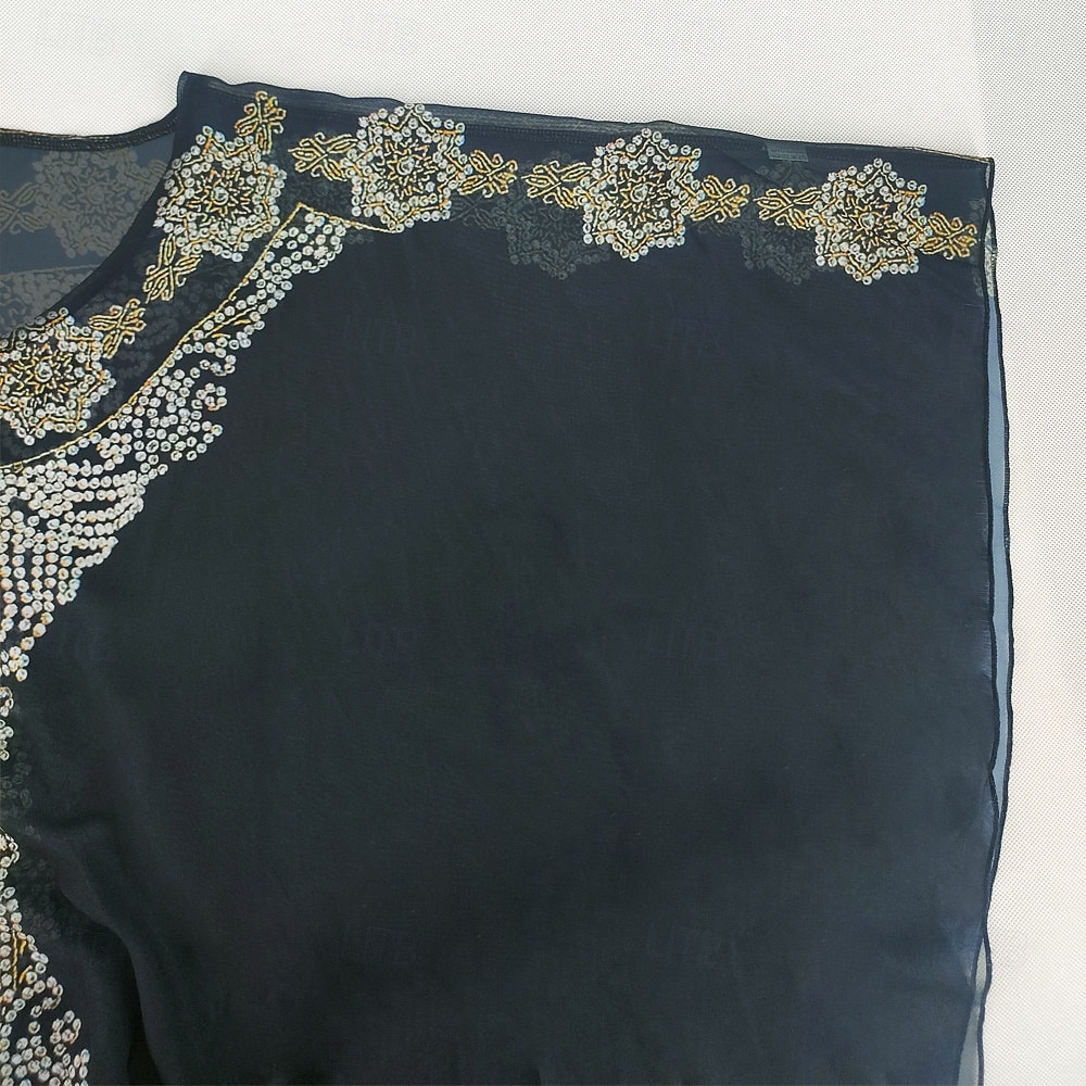 Damen Kleid Abaya Kaftan Dubai islamisch arabisch Muslim Ramadan Erwachsene Kleid 2025 - $34.99 –P2