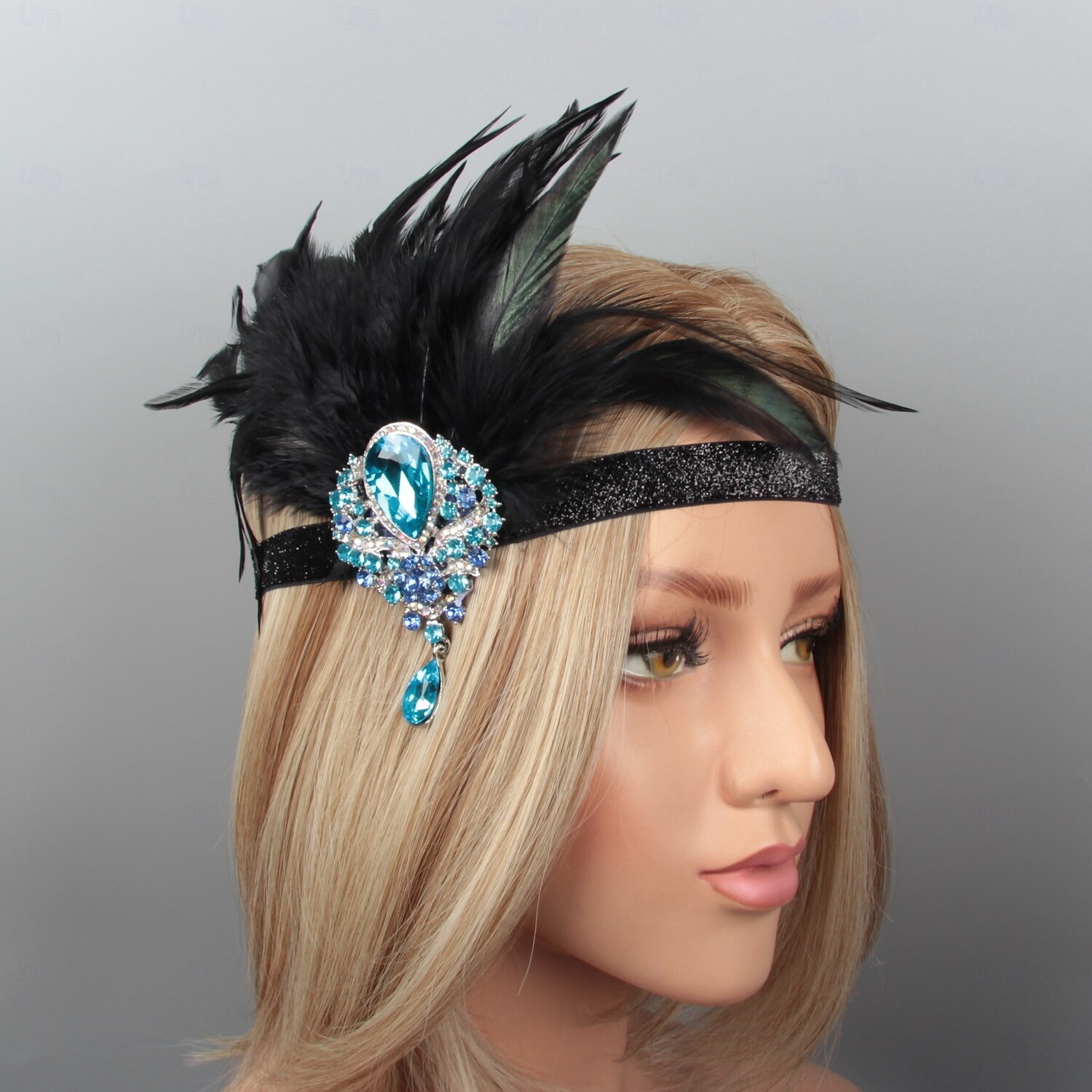 Retro Antiguo 1920s Tocados Baile de Máscaras Diadema de estilo flapper El gran Gatsby charlestón Pluma Disfraz Mujer Víspera de Todos los Santos Carnaval Mascarada Fiesta de Cóctel Fiesta de baile 2025 - $13.99 –P5