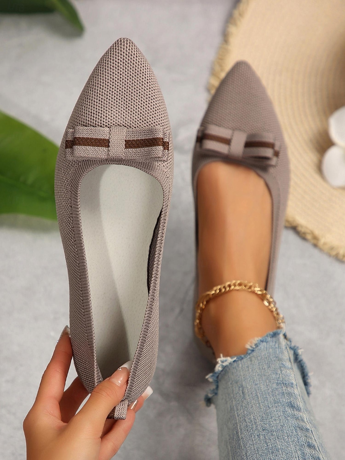 sapatilhas femininas de bico fino com laço – sapatilhas de balé elegantes e respiráveis para uso no escritório e casual de 2025 por $19.99 –P2