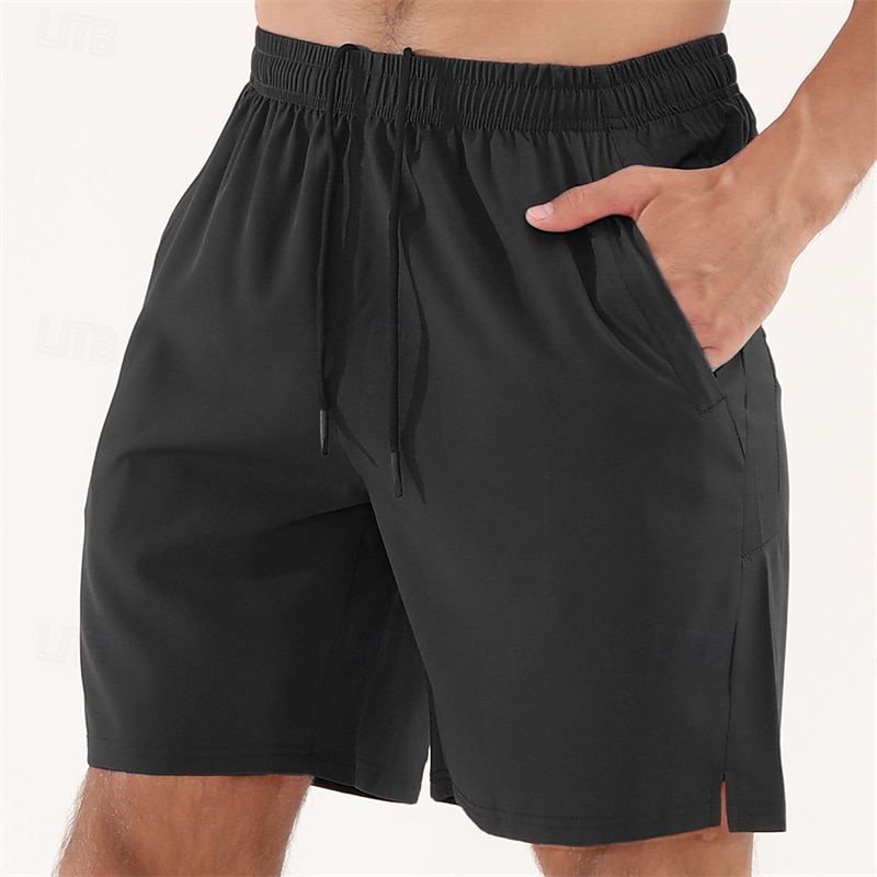 Herren Sportliche Shorts Shorts Kurze Hosen Kurze Sporthose Kurze Sporthose Sport Shorts Tasche Kordelzug Elastische Taille Glatt Komfort Schnelltrocknend Kurz Sports Outdoor Täglich Ausgehen Modisch 2025 - $20.99 –P20