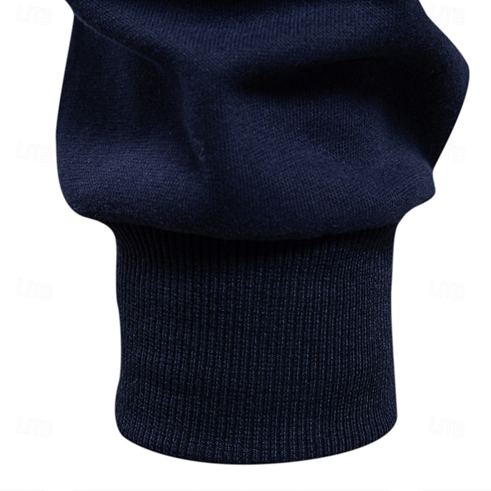 Herr Polo sweatshirt Gul Armégrön Rubinrött Blå Grön Kavajslag Färgblock Ledigt Dagligen Sport Ledigt Vår & Höst Kläder Pull Tröjor Långärmad 2025 - $25.99 –P62