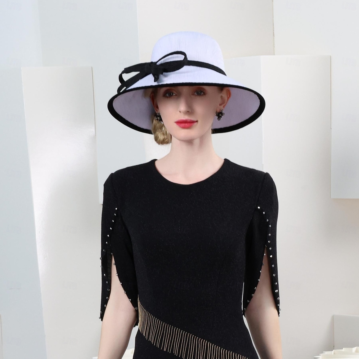 Hats Fiber Bowler / Cloche Hat Sun Hat Wedding Tea Party Elegant Wedding With Bowknot Headpiece Headwear 2026 - $57.99 –P1