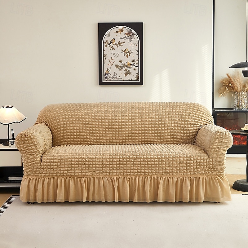 Elastic Jacquard Fabric Sofa Cover Stretch Couch Cover Sectional L Shape Sofa Slipcover Corner Case for Living Room 1/2/3/4 Seat 2025 - $47.99 –P15