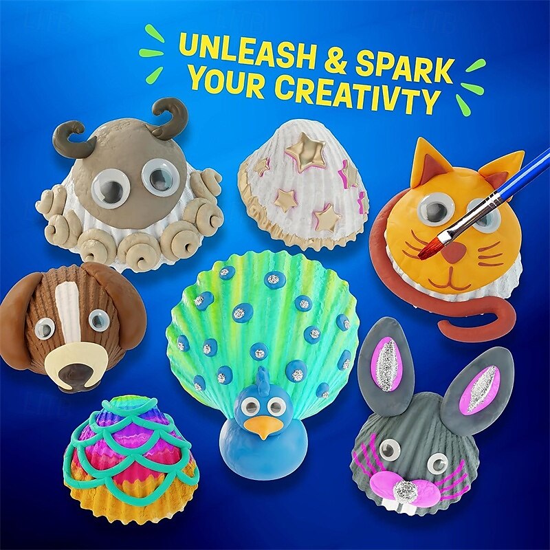 kit de peinture de coquillages pour enfants - arts &cadeaux d'artisanat pour garçons et filles - kits d'activités d'artisanat de Pâques - jouets cadeaux d'activités artistiques créatives pour les 6 7 de 2025 ? $27.99 –P3