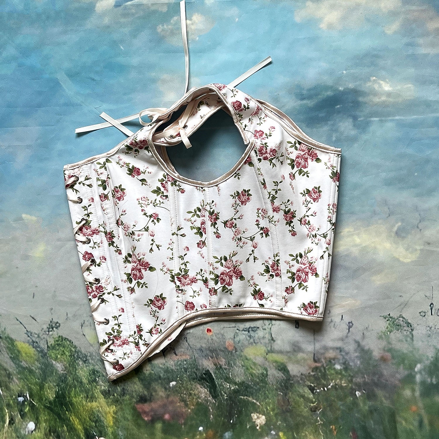 Retró Középkori Reneszánsz Fűző Prsluk Bustier Fűzős Virágos Jacquardszövet Jelmez Női Fantasy királyi Mindszentek napja Farsang Parti Alkalmi / Napi LARP Felnőttek Fűző 2025 - $32.99 –P12