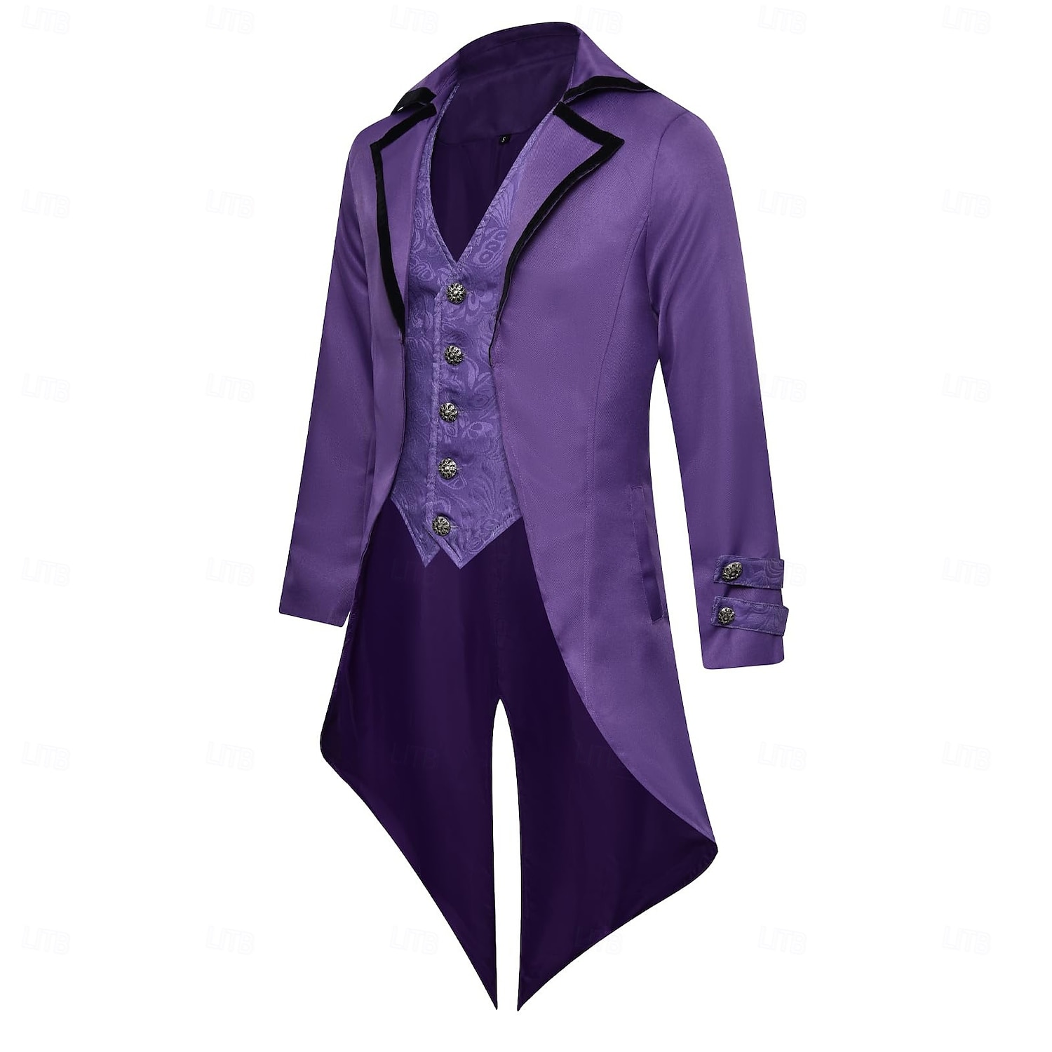 Punk & Gothic Medieval Steampunk Coat Masquerade Vampire Plague Doctor Men's Steampunk Carnival Masquerade Party Adults' Coat 2025 - $35.99 –P5