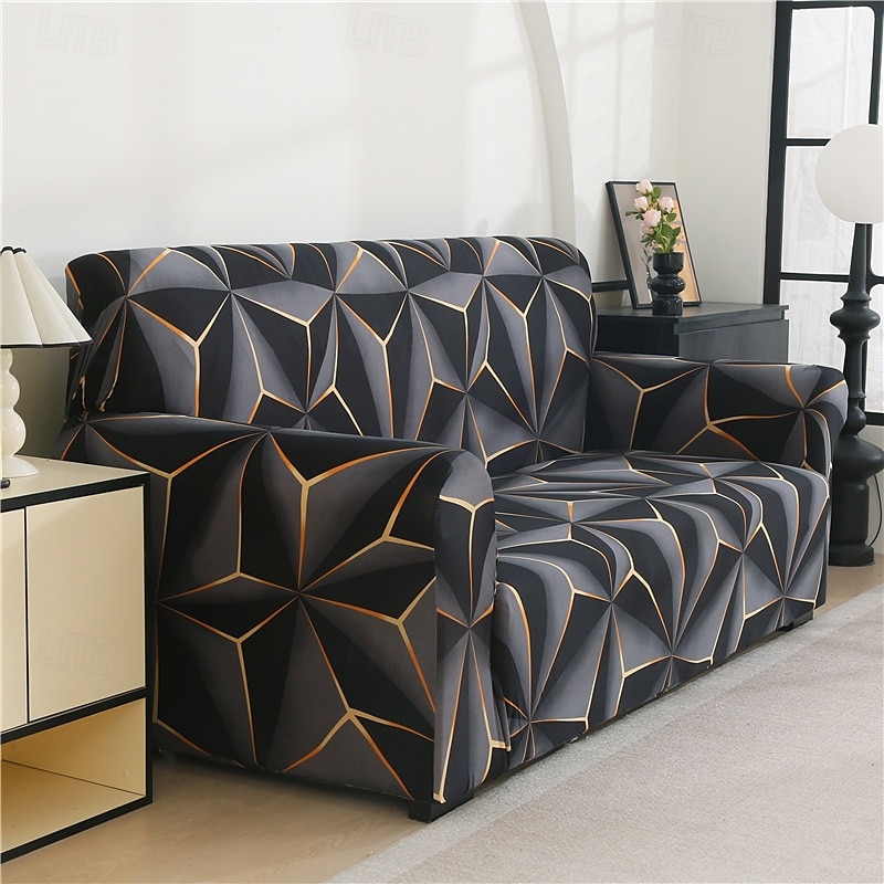 Bohemian Print Dustproof All-powerful Slipcovers Stretch Sofa Cover Super Soft Fabric Couch Cover with One Free Boster Case(Chair/Love Seat/3 Seats/4 Seats) 2025 - $31.99 –P17