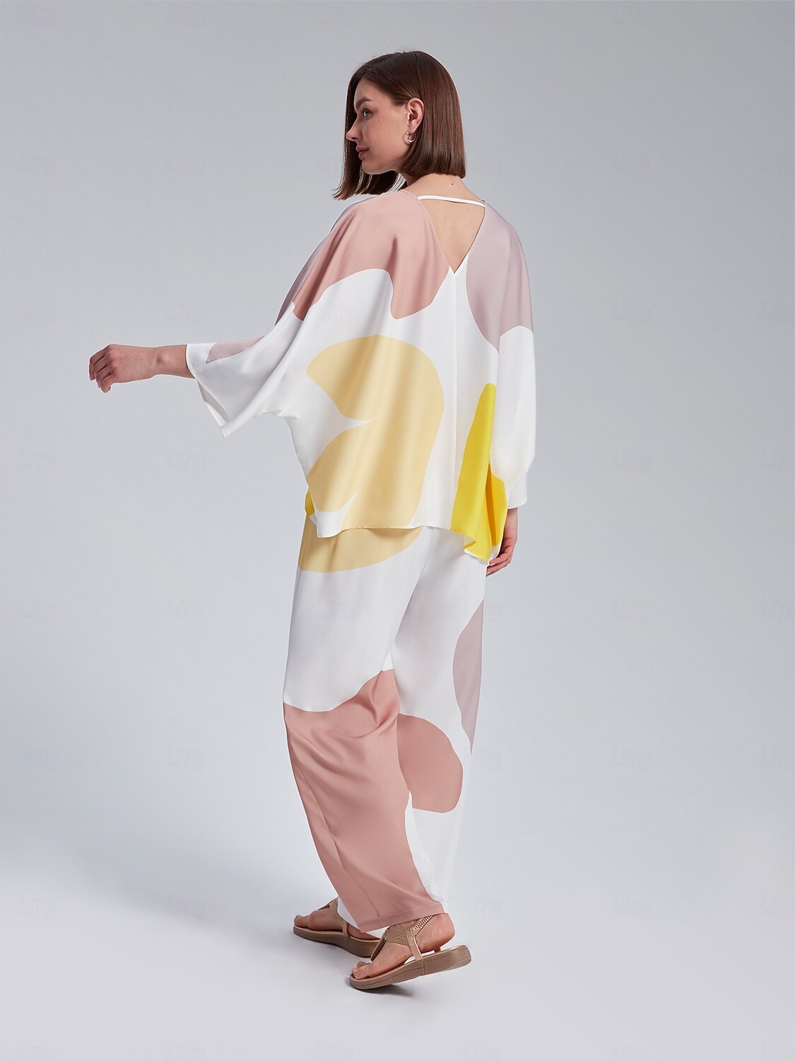 Loose Fit V-Neck Kaftan Top 2025 - $11.99 –P9
