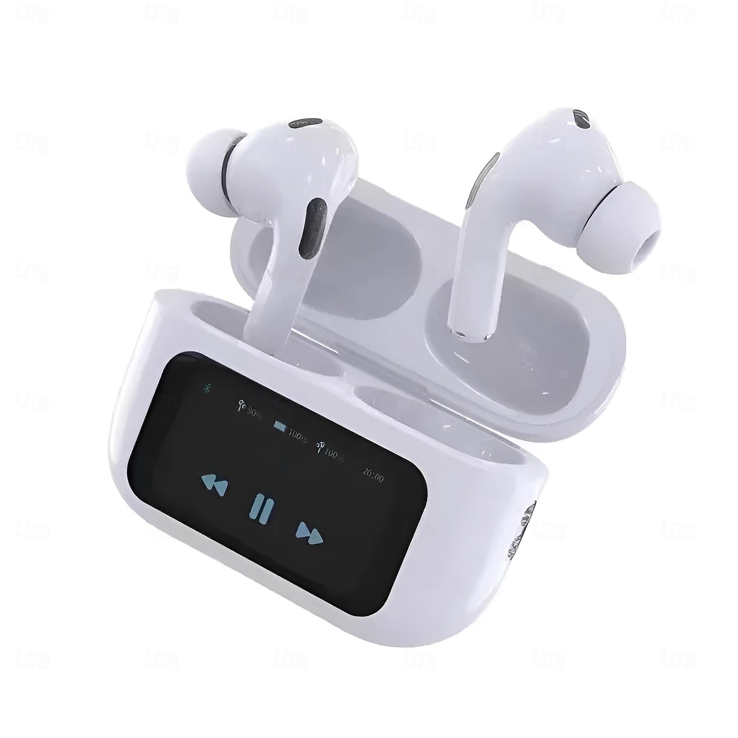 Bluetooth 5.4 Kabellose Ohrhörer LCD-Farbbildschirm ANC Geräuschunterdrückung TWS Sportkopfhörer 2025 - $41.99 -P8