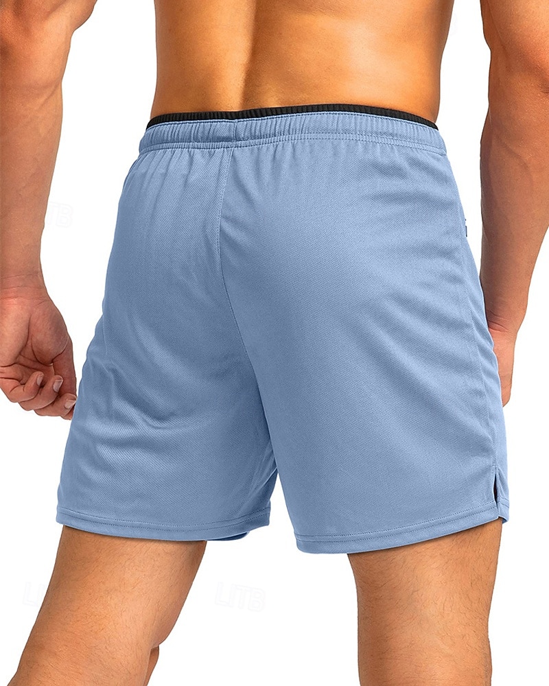 Homme Short actif Shorts de survêtement Shorts Shorts d'été Cordon de serrage Avec Poches Taille Élastique Uni Confort Court Quotidien Sport en Plein Air Sortir Mode Occasionnel bleu marine Kaki de 2026 ? $18.99 –P5